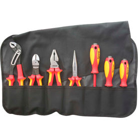 KNIPEX® 9K 98 98 27 US 7 Pc Pliers / Screwdriver Insulated Tool Set 1000V Nylon Pouch 9K 98 98 27 US