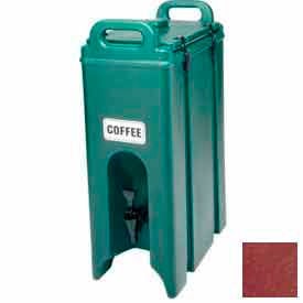 Cambro 500LCD402 - Beverage Carrier Insulated Plastic 4-3/4 Gal. 16-1/2 x 9 x 24-1/4 Brick Red 500LCD402