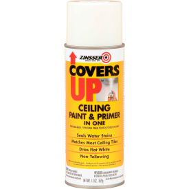 Zinsser® COVERS UP® Ceiling Paint & Primer In One Spray White 13 oz. Can - 3688 - Pkg Qty 6 3688*****##*