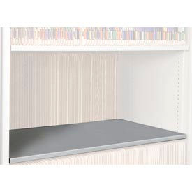 Rotary File Cabinet Components Letter Depth Flat Shelf Light Gray XFSLT-T47