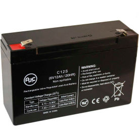 AJC® Teledyne 118-0013 6V 12Ah Emergency Light Battery AJC-C12S-A-0-136701