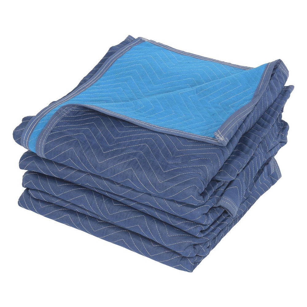 Tarps & Dust Covers, Material: Cotton, Polyester , Shape: Rectangle , Width (Inch): 72 , Thickness (mil): 1 , Color: Blue  MPN:QPC-7280-VP-4PK