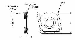 Boring Insert: CDCD050700, Solid Carbide MPN:C050700C2G