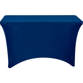 Iceberg Stretch Fabric Table Cover 4' Blue 16516