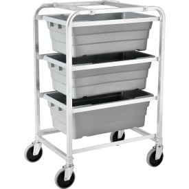 GoVets™ NSF Aluminum Lug Cart 26