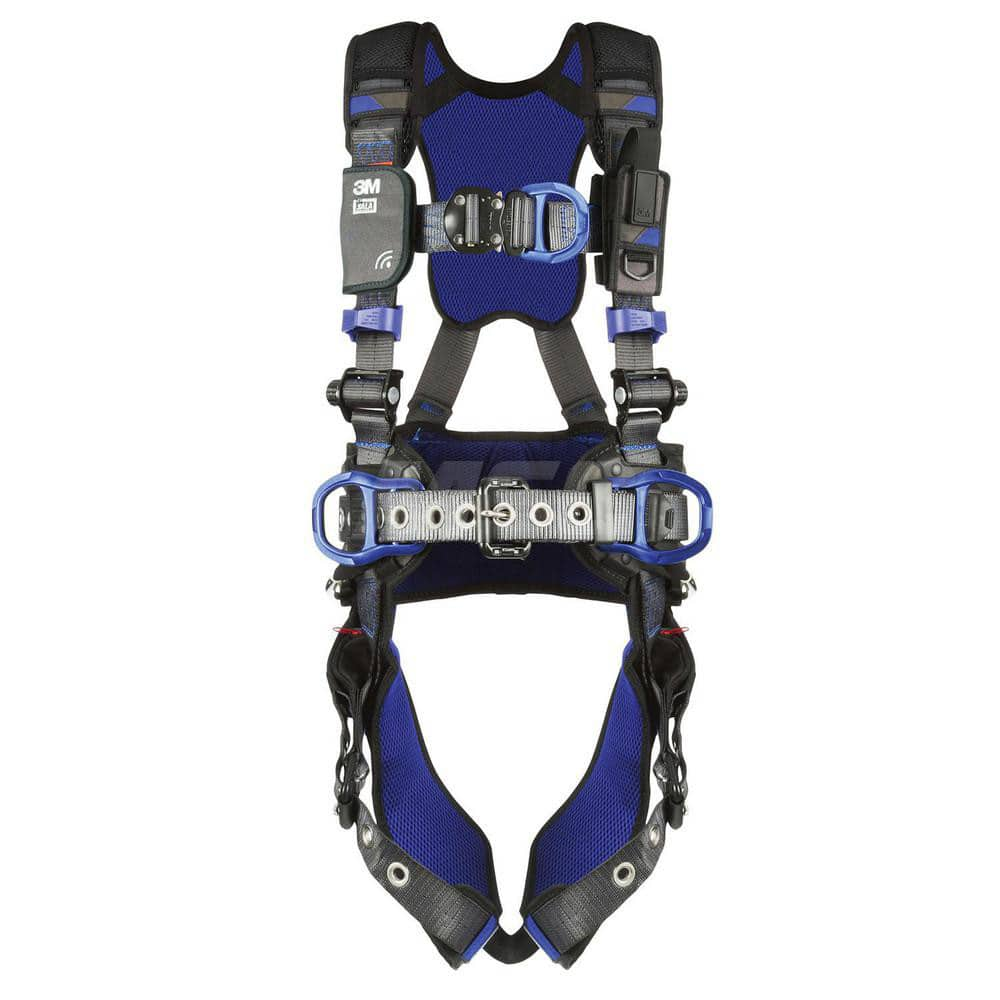 Fall Protection Harnesses: 420 Lb, Size Medium, For Climbing Positioning & Wind Energy, Back Front & Hips MPN:7012816229