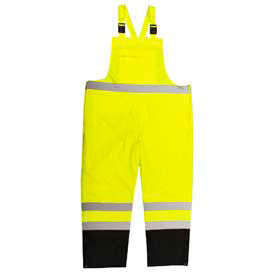 Radians RW30-ES1Y General Purpose Rain Bib Pants Hi-Viz Lime M RW30-ES1Y-M