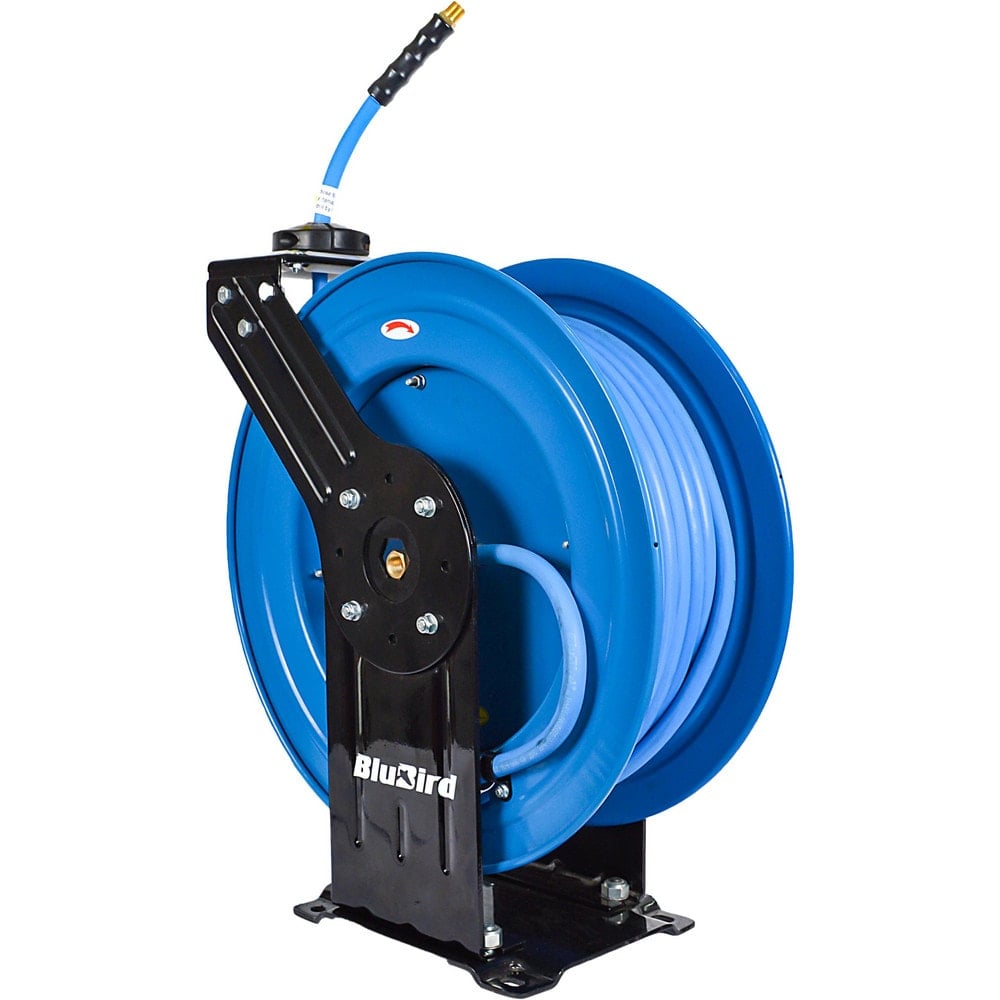 Hose Reels, Drive Type: Auto-Retractable , Reel Type: Open , Hose Length (Feet): 100.00 , Hose Inside Diameter (Inch): 3/8 , Application: Multi-Purpose MPN:BBRDA38100