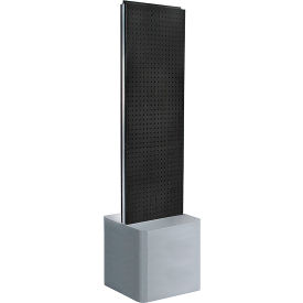 Approved 700775-BLK Two-Sided Pegboard Floor Display W/ Adj. Studio Base 17