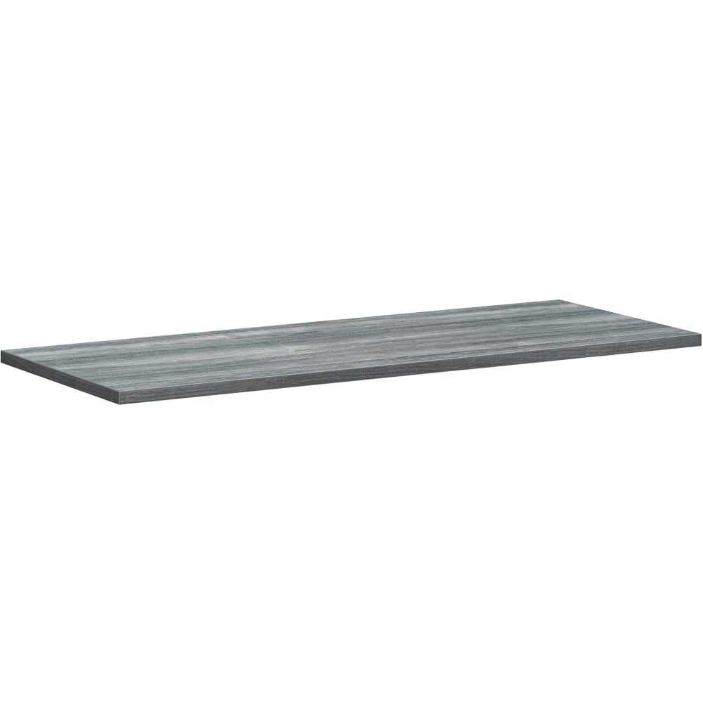 HON Motivate Tabletop - 1.1in Top, 60in x 24in - Sterling Ash Table Top - Durable - For Office MPN:MVRN2460GNLA