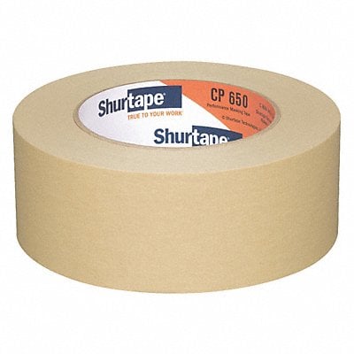 Masking Tape 1 7/8 W 60 yd L Tan PK24 MPN:CP 650