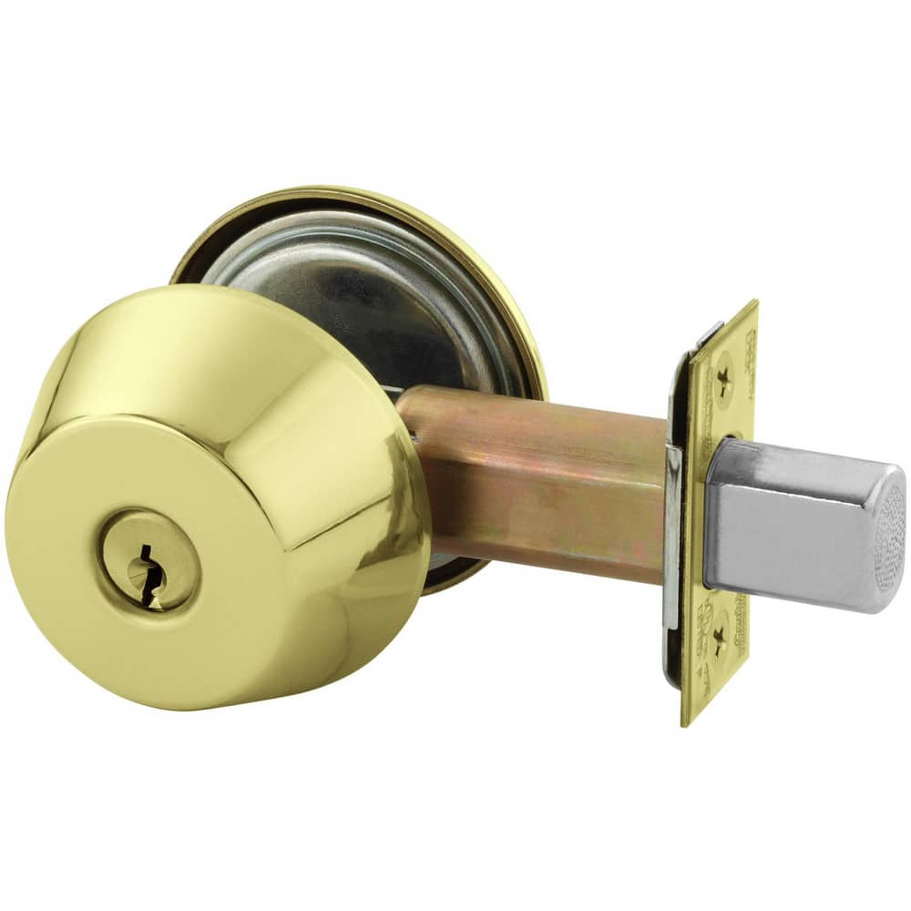 Deadbolts, Deadbolt Type: Deadbolt , Lock Type: Single Cylinder , Key Type: Keyed Different , Mount Type: Through Hole , Material: Steel  MPN:DL3213-605