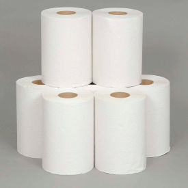 Unperforated Paper Towel Roll White 8