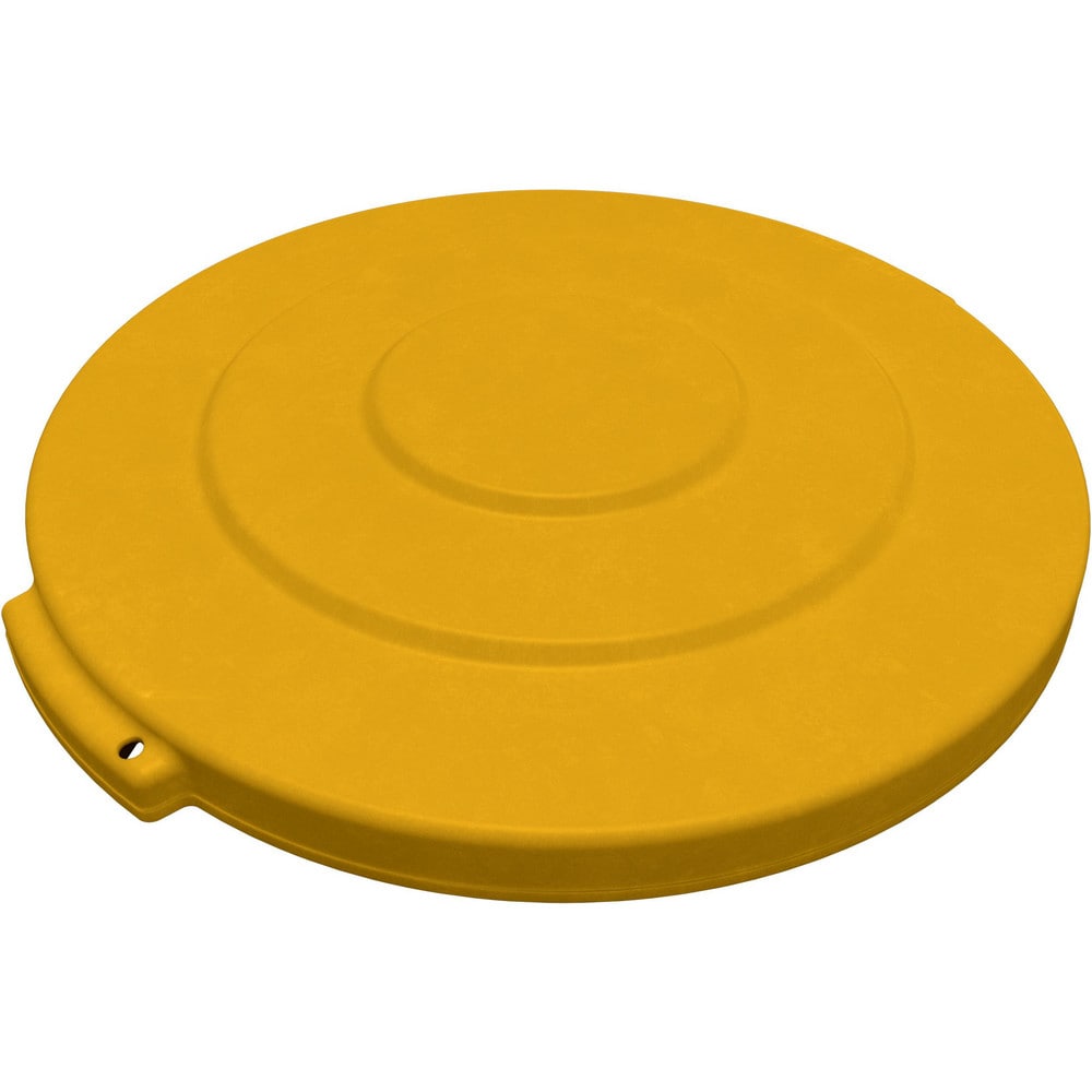 Trash Can & Recycling Container Lids, Lid Type: Flat , Lid Shape: Round , Container Shape: Round , Compatible Container Capacity: 20 Gallon , Color: Yellow  MPN:84102104