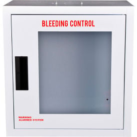 First Aid Only® Bleeding Control Cabinet with Alarm Large Metal Case 91542