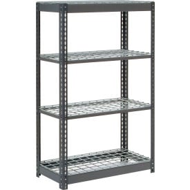 GoVets 4 Shelf Heavy Duty Boltless Shelving Starter 36