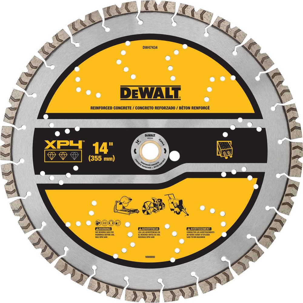 Wet & Dry-Cut Saw Blades, Blade Diameter (Inch): 12 , Blade Material: Steel , Blade Thickness (Decimal Inch): 0.0600 , Arbor Hole Diameter (Inch): 1  MPN:DW47434