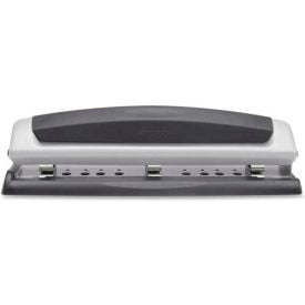 Swingline® Precision Pro® Desktop Punch 2 - 3 Holes 10 Sheets Black/Silver 74037