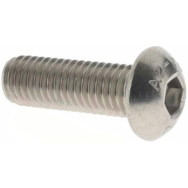 Button Socket Cap Screw: Stainless Steel, Uncoated MPN:A210297