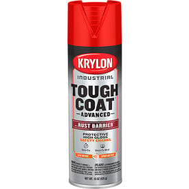 Krylon® Tough Coat Advance  Spray Paint w/ Rust Barrier Technology 20 oz. Gloss Safety Red - Pkg Qty 6 K00639008