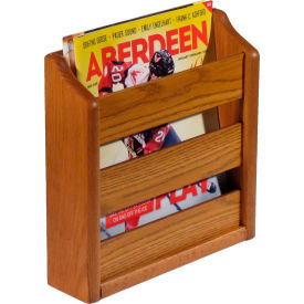 Wooden Mallet™ Wall Mount or Countertop Magazine Rack 11