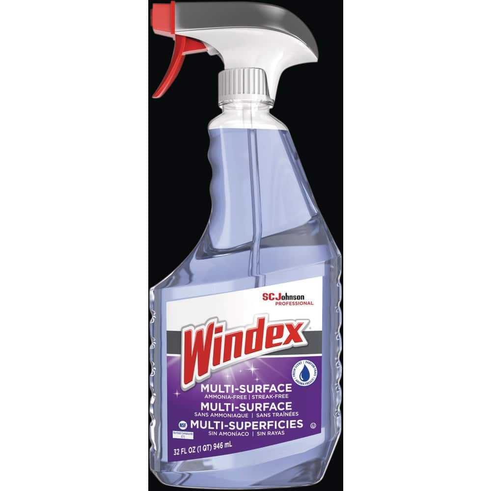 Windex Ammonia-Free Multi-Surface, Streak-Free Cleaner, 32 oz Spray Bottle, 8/case MPN:322381