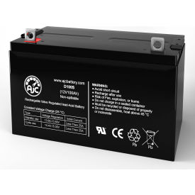 AJC® Haze HZB12-100 Sealed Lead Acid Replacement Battery 100Ah 12V NB AJC-D100S-J-1-140687