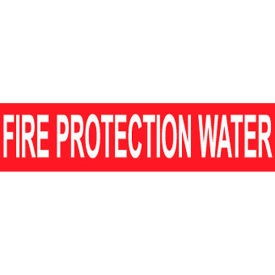 NMC™ Pressure Sensitive Pipe Marker Fire Protection Water 7