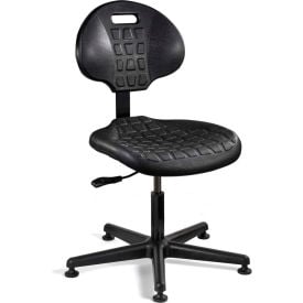 Bevco 7000-BLK Everlast Polyurethane Chair Black Nylon Base Mushroom Glides 7000-BLK