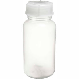 Bel-Art Heavy Duty Closure Bottle 109061000 LDPE 1000ml Clear Wide Mouth 6/PK 10906-1000