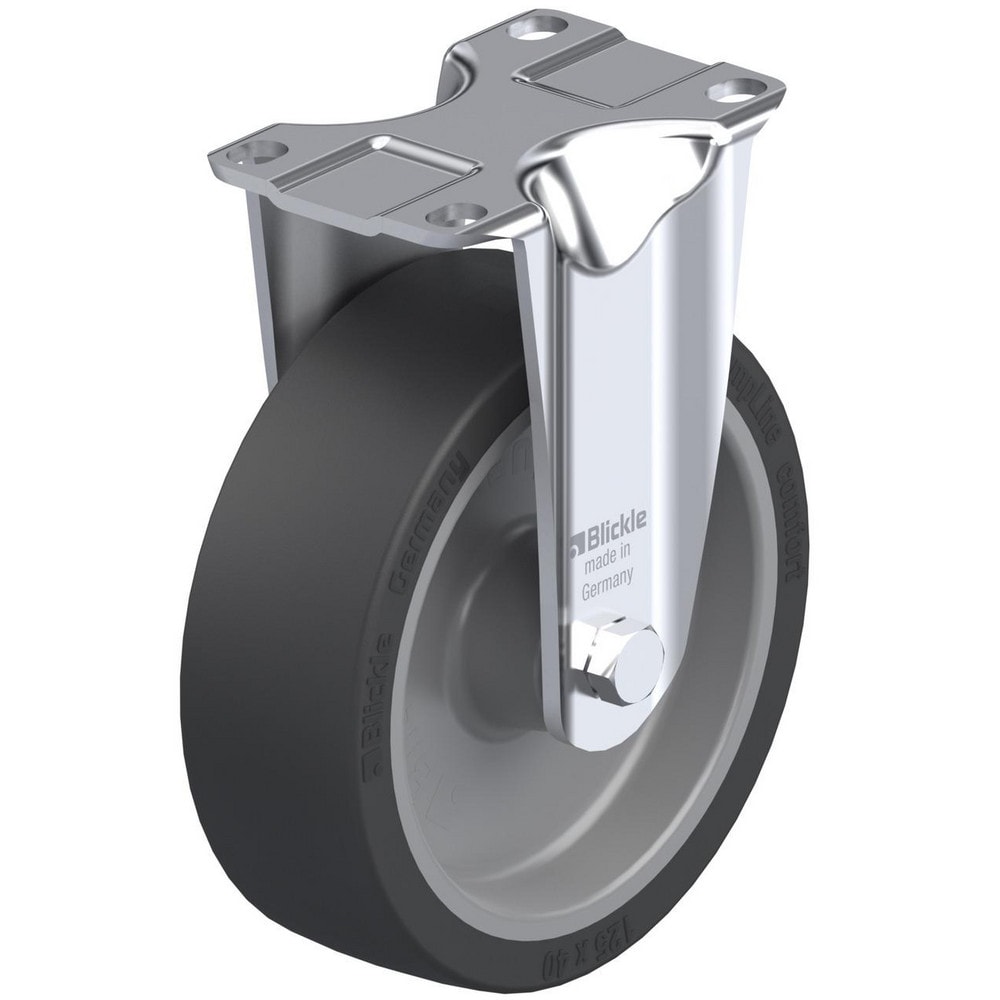 Top Plate Casters, Mount Type: Plate , Number of Wheels: 1.000 , Wheel Diameter (Inch): 6 , Wheel Material: Synthetic , Wheel Width (Inch): 2  MPN:910040