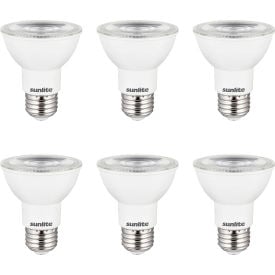 Sunlite® LED PAR20 Spotlight Bulb E26 Base 8W 500 Lumens 4000K Cool White Pack of 6 41620-NS