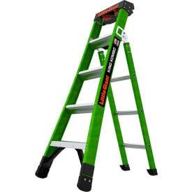 Little Giant® King Kombo Professional Combination Ladder 5' Type IAA 4 Step 375 lb. Capacity 13905-001