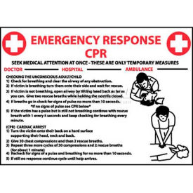 NMC M459RB Sign CPR Emergency Response 10