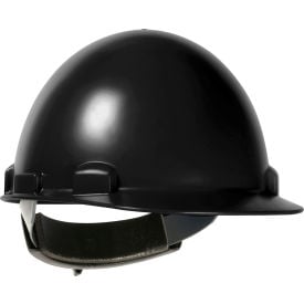 Stromboli Cap Style Dome Hard Hat ABS/Polycarbonate Shell 4 Point Nylon Webbing Cradle Black 280-HP841R-11