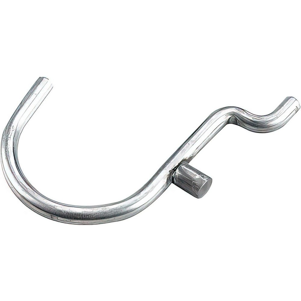 Pegboard Hooks, Hook Type: Curved Hook , Mount Type: Pegboard , Material: Metal , Projection: 1.5in , Finish: Zinc-Plated  MPN:23052XR