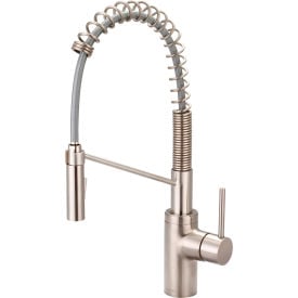 Pioneer Motegi 2MT275-BN Single Lever Pre-Rinse Spring Pull-Down Kitchen Faucet PVD Brushed Nickel 2MT275-BN