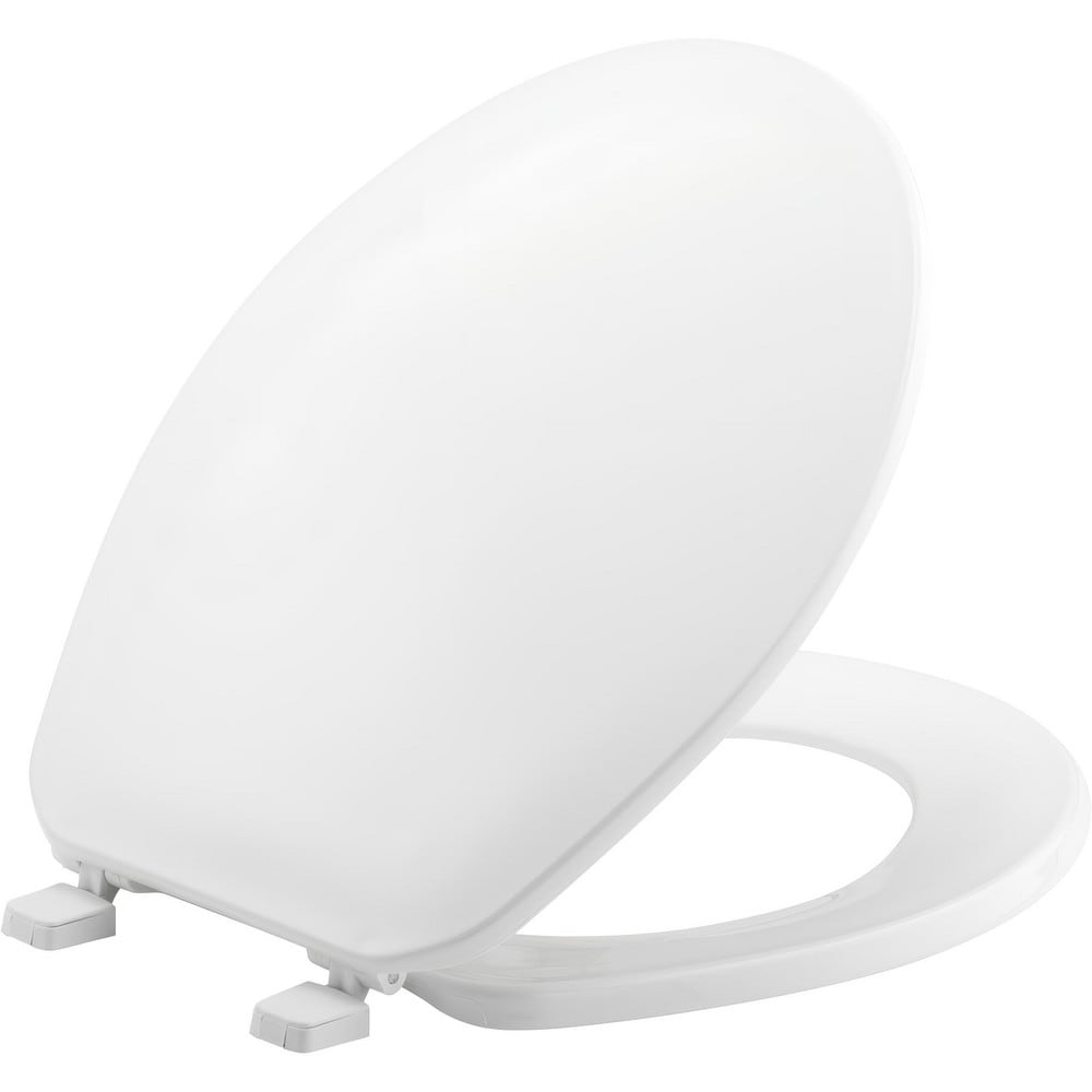 Toilet Seats, Type: Standard, Closed , Style: Round , Material: Plastic , Color: White , Outside Width: 14.313in (Inch) MPN:70 000