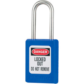 Master Lock® Thermoplastic Zenex™ S31KABLU Safety Padlock 1-3/8