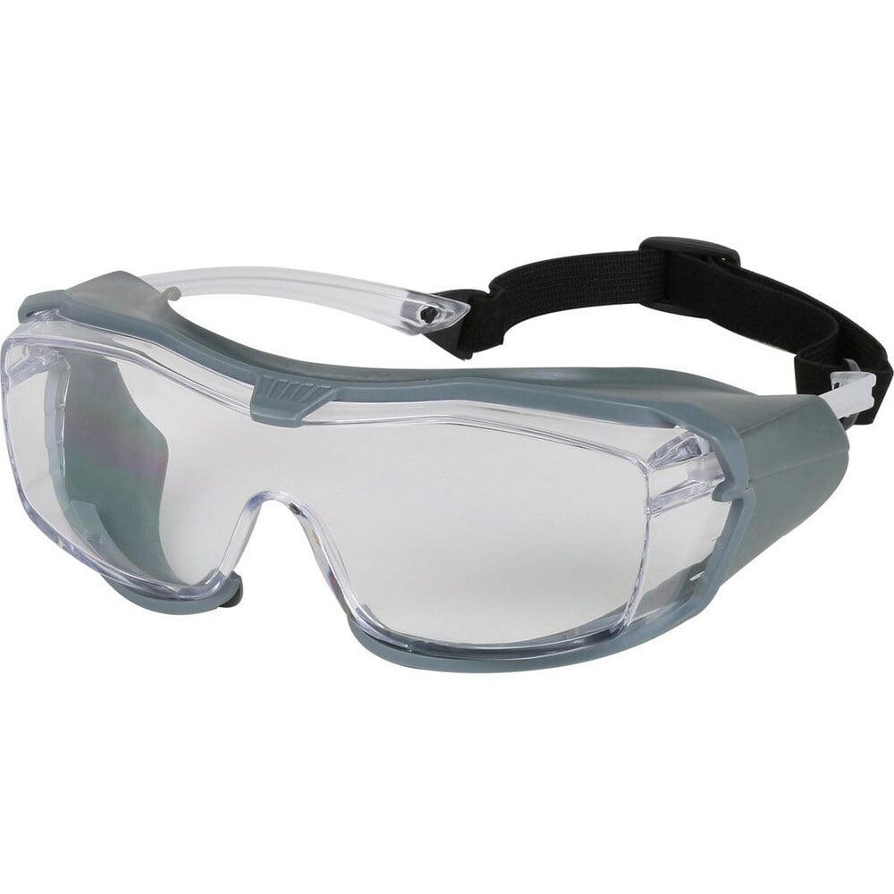 Safety Glasses, Type: Safety , Frame Style: Curved , Lens Coating: Anti-Fog & Anti-Scratch , Frame Color: Clear , Lens Color: Clear  MPN:250-96-1520