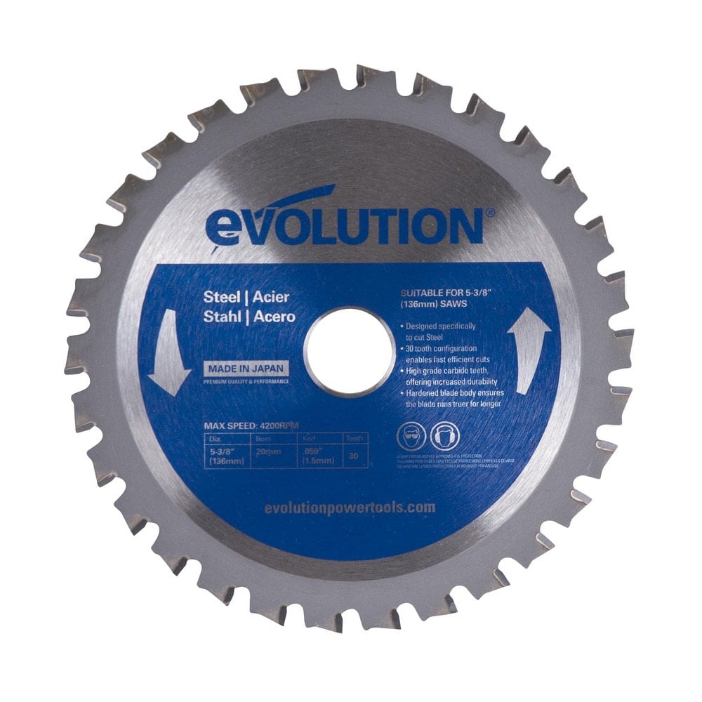 Wet & Dry-Cut Saw Blade: 5-3/8