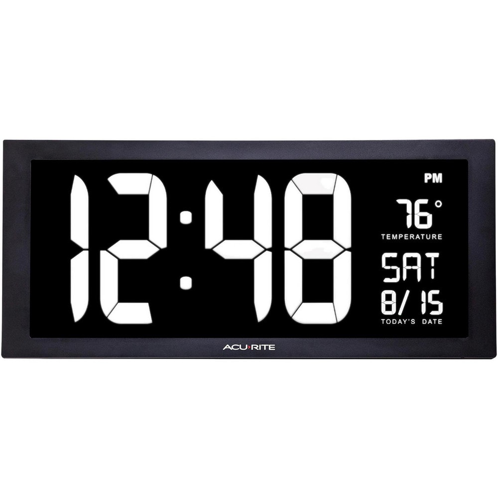 Clocks & Multi-Function Clocks, Type: Digital , Color: White MPN:76102M