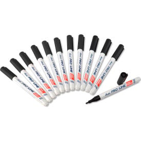 Bel-Art Black Solvent-Based Paint Pen Markers 12Pk 133770001