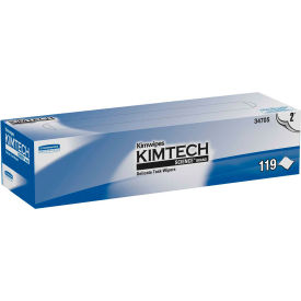 Kimtech Kimwipes Delicate Task Wipers 2-Ply 11-4/5 x 11-4/5 119/Box 15 Boxes/Carton - 34705 34705