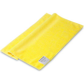 Boardwalk® Microfiber Cleaning Cloths 16 x 16 Yellow 24/Pack BWK16YELCLOTHV2