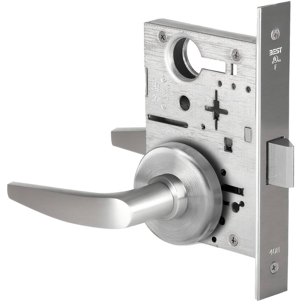 Lever Locksets, Lockset Type: Passage , Key Type: Keyed Different , Back Set: 2-3/4 (Inch), Cylinder Type: Non-Keyed , Material: Metal  MPN:45H0N16H626