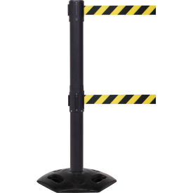 WeatherMaster Twin Retractable Belt Barrier 40