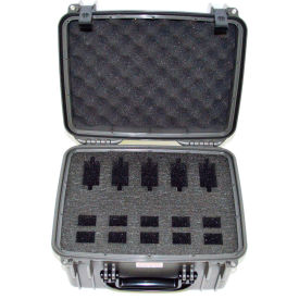 Quick Fire Multifit™ Pistol Case QF540SGR Watertight 5 Gun Cap 15