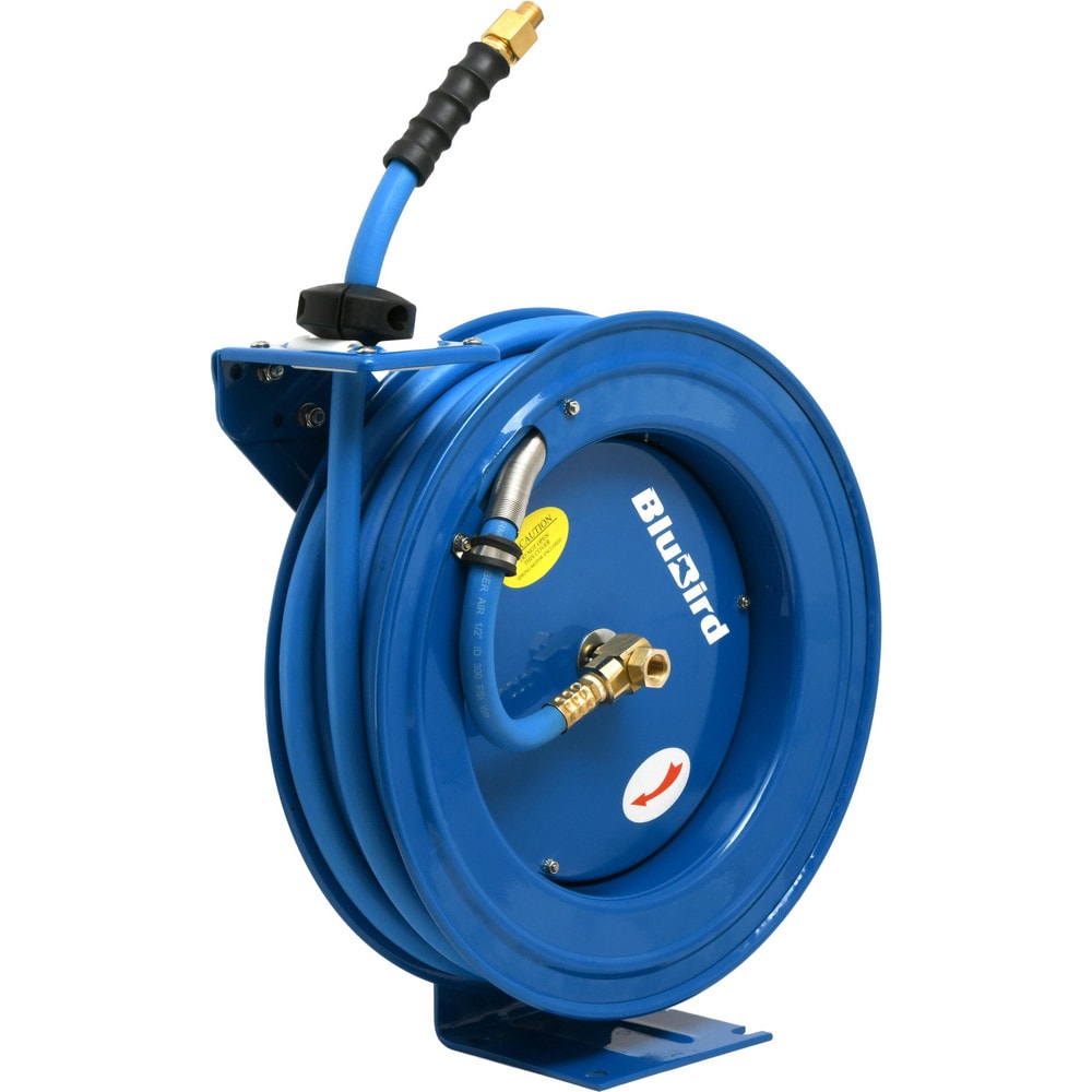 Hose Reels, Drive Type: Auto-Retractable , Reel Type: Open , Hose Length (Feet): 50.00 , Hose Inside Diameter (Inch): 1/2 , Application: Multi-Purpose MPN:BBRHD1250