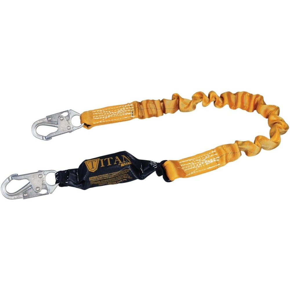 Lanyards & Lifelines, Load Capacity: 360lb , Type: Lanyard , Construction Type: Webbing , Harness Type: Fall Arrest  MPN:T6112SS/6FTAF